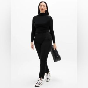 Athleta Brooklyn Ankle Pants Black 24